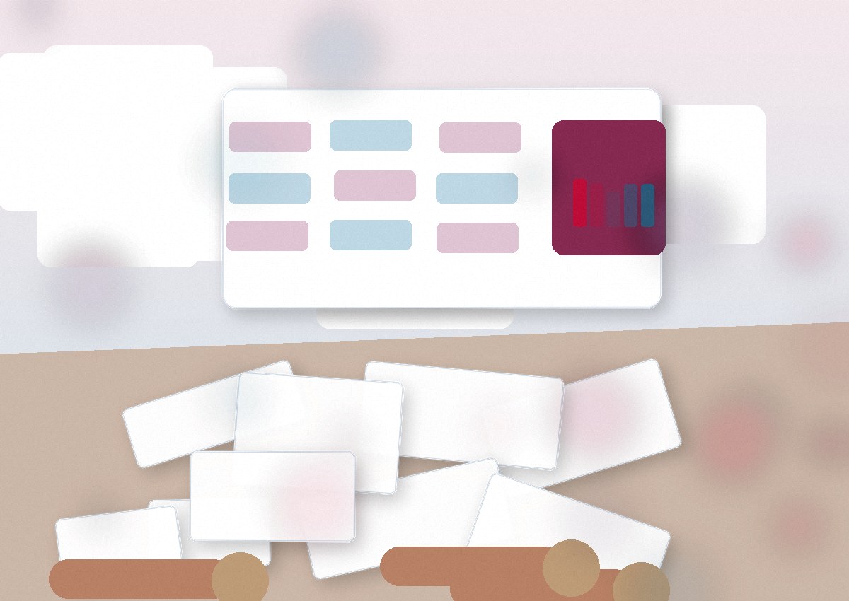 Réunion de travail autour d'un tableau de workflow administratif